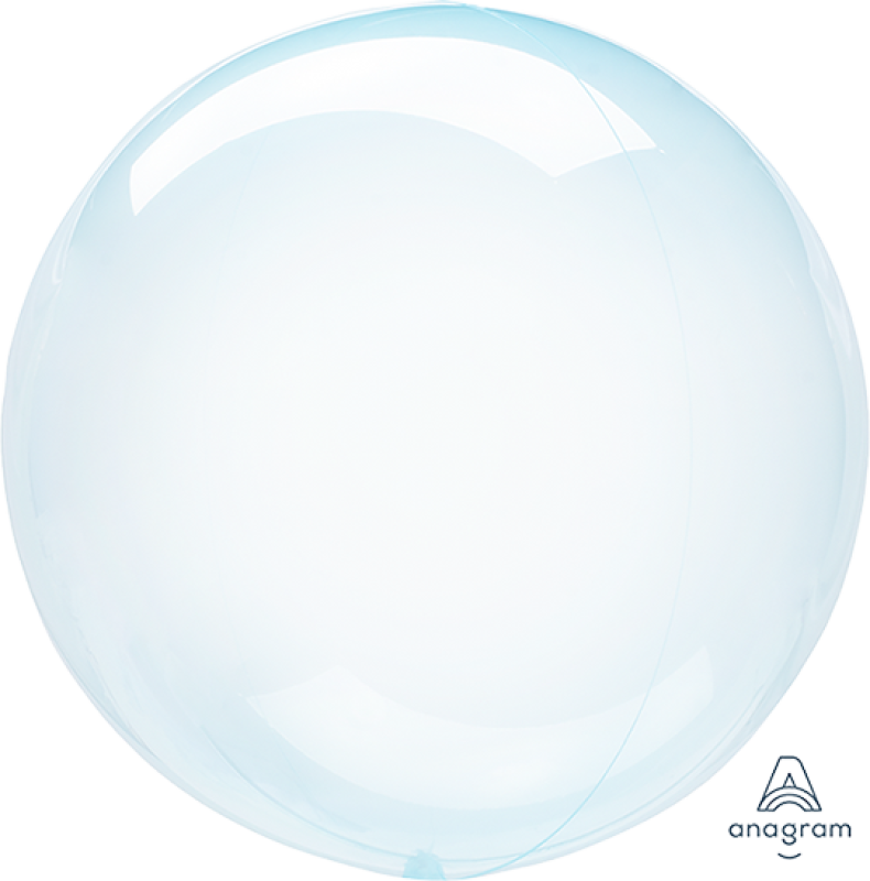 LATEX FREE BLUE BUBBLE BALLOON