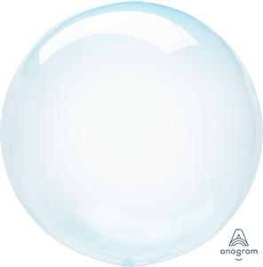 LATEX FREE BLUE BUBBLE BALLOON